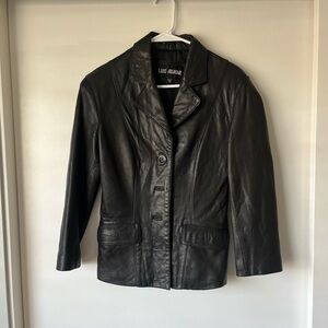 Vintage Black Leather Jacket